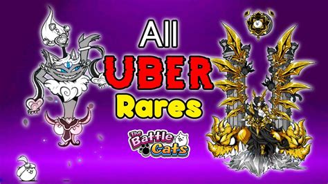 all battle cats ubers|battle cats best uber rare.